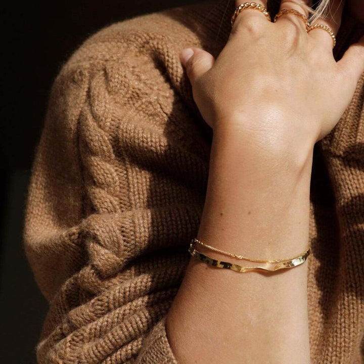 Daisy London Gold Plate Estee Lalonde Forever Chain Bracelet Additional Image - 3