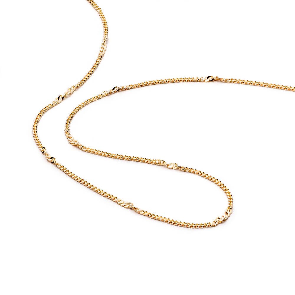 Daisy London Gold Plate Estee Lalonde Forever Chain Necklace