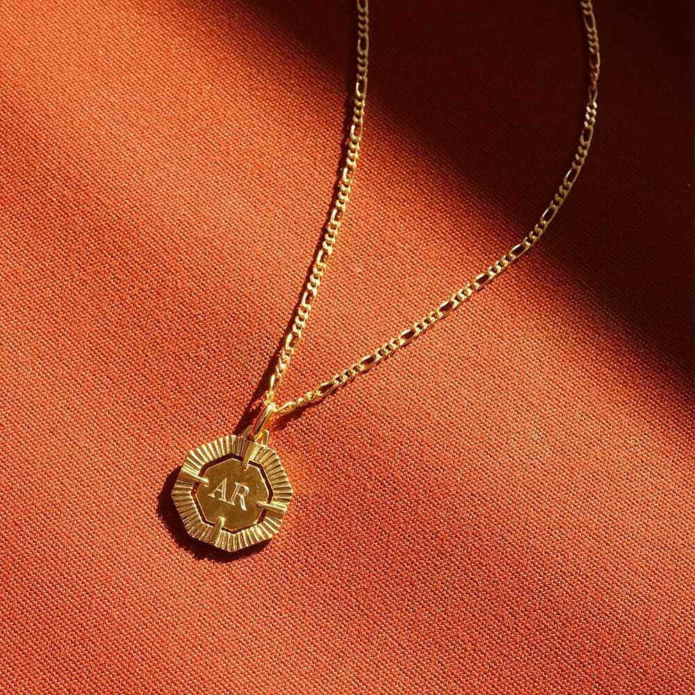 Daisy London Gold Plate Estee Lalonde Octagonal Necklace Additional Image - 2