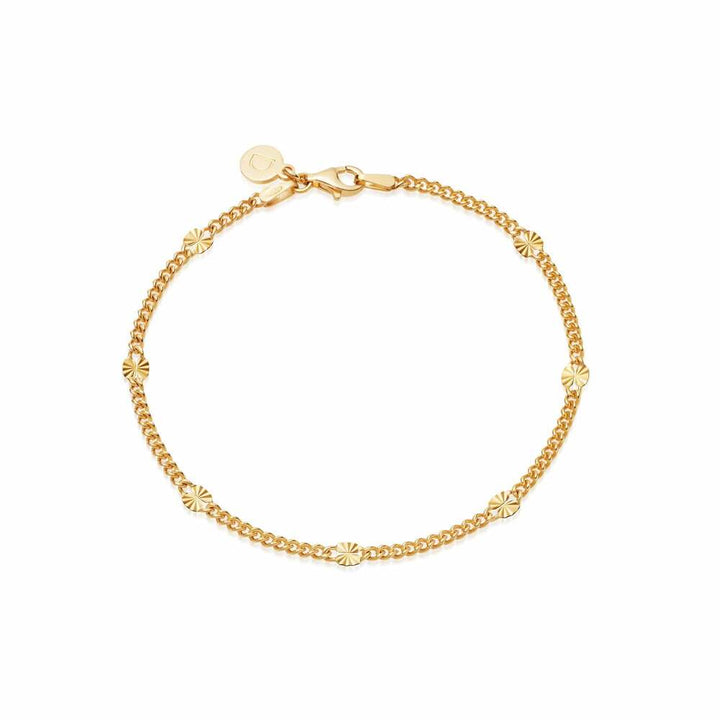 Daisy London Gold Plate Estee Lalonde Sunburst Chain Bracelet