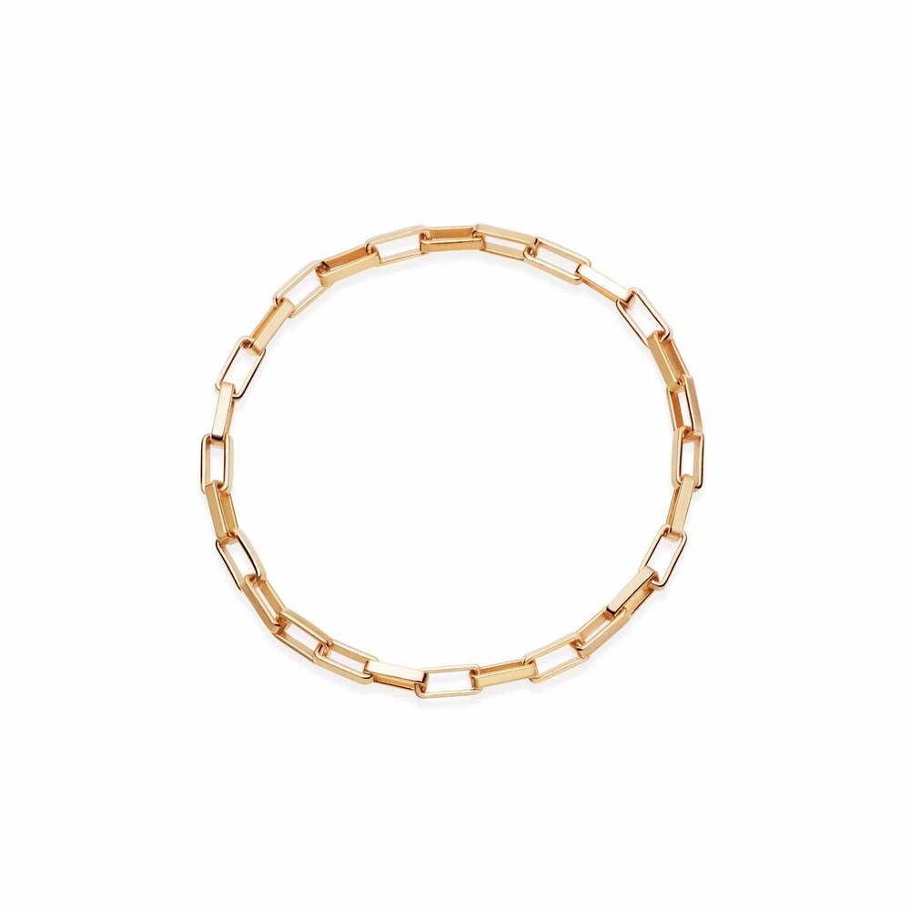 Daisy London Gold Plate Estee Lalonde Delicate Box Chain Ring