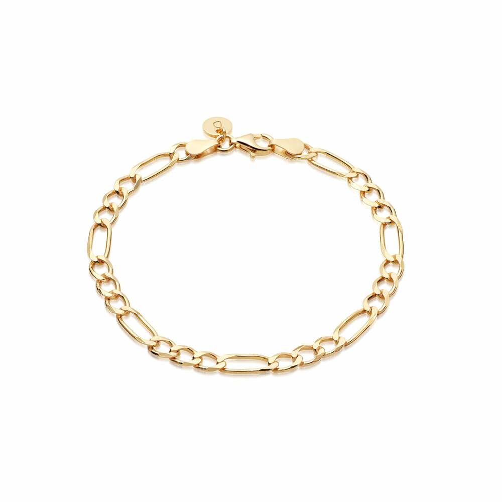 Daisy London Gold Plate Estee Lalonde Figaro Chain Bracelet