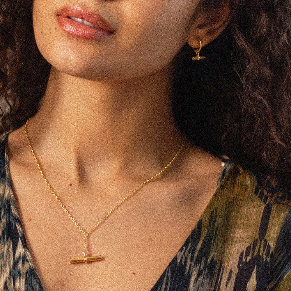 Daisy London Gold Plate Estee Lalonde Must-Have T Bar Layering Set Additional Image - 1