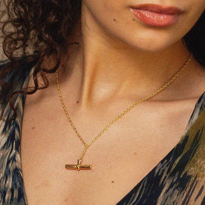 Daisy London Gold Plate Estee Lalonde Must-Have T Bar Layering Set Additional Image - 2