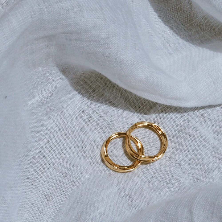 Daisy London Gold Plate Estee Lalonde Unity Ring Additional Image - 1