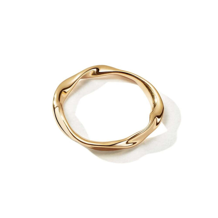Daisy London Gold Plate Estee Lalonde Wavy Stacking Ring Additional Image - 4