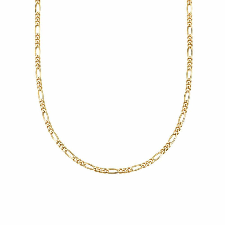 Daisy London Gold Plate Fine Figaro Chain Necklace