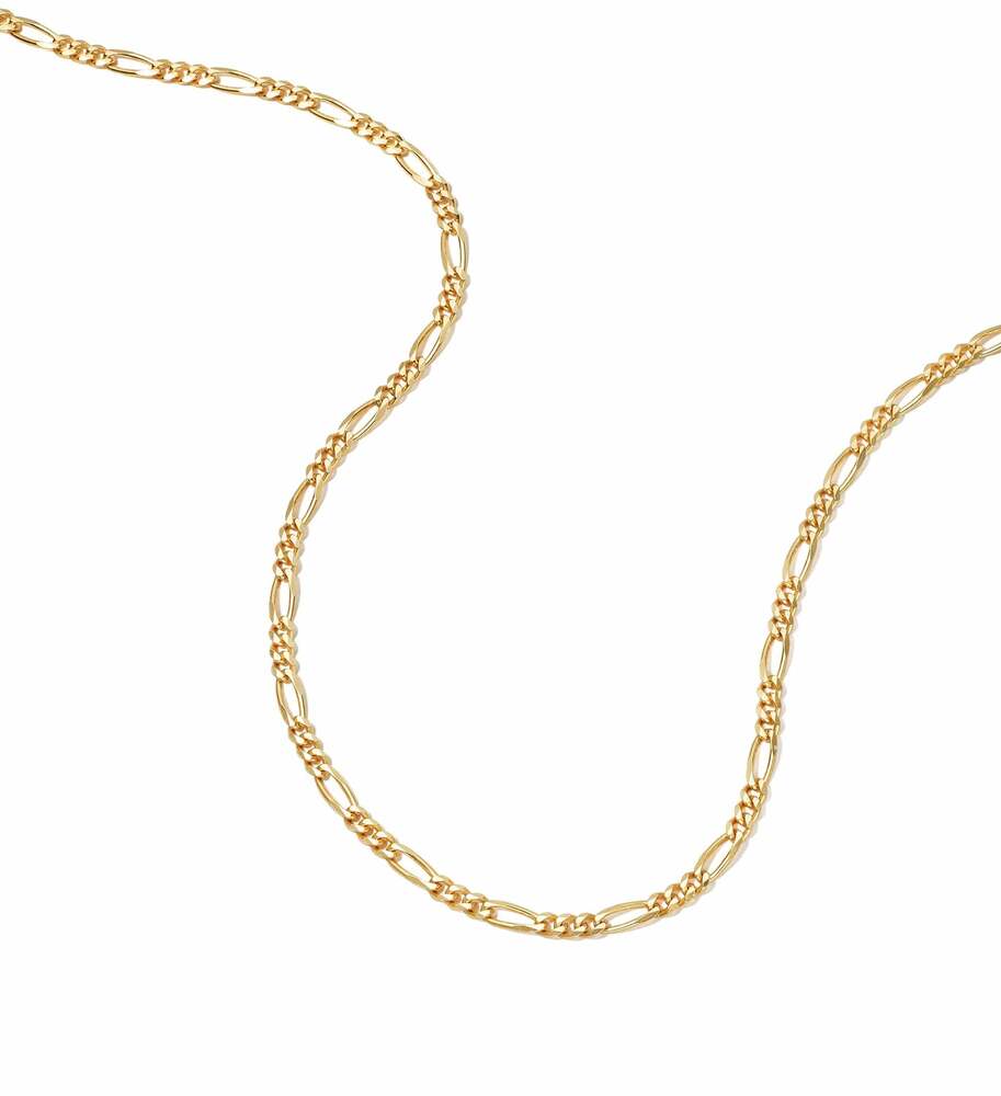 Daisy London Gold Plate Fine Figaro Chain Necklace Additional Image - 4