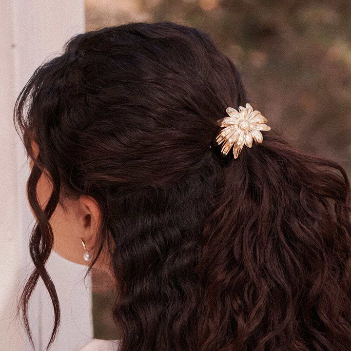 Daisy London Gold Plate Hair Slide Additional Image - 3