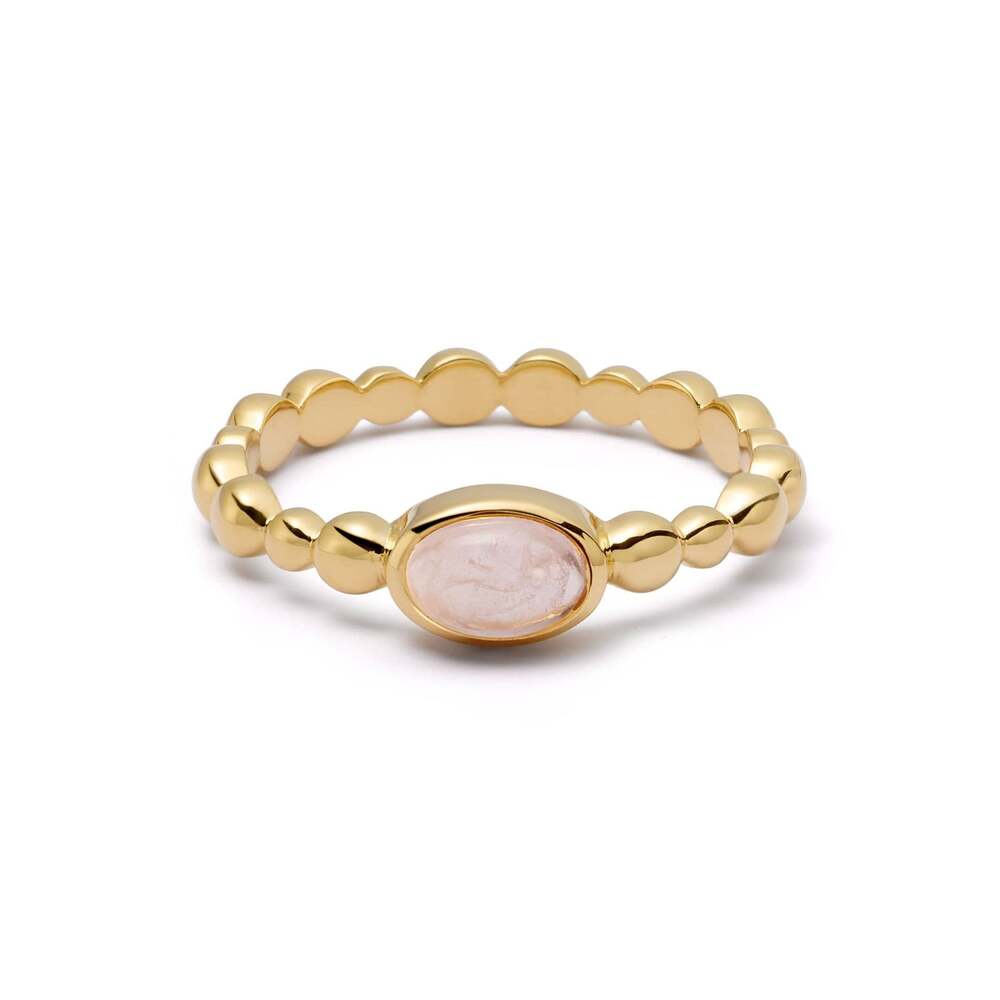 Daisy London Gold Plate Healing Stone Bobble Ring Additional Image - 4