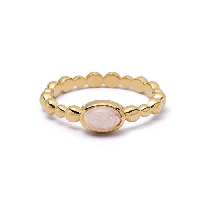 Daisy London Gold Plate Healing Stone Bobble Ring Additional Image - 4
