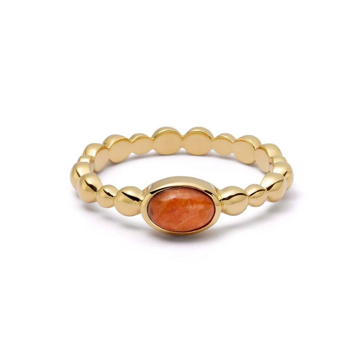 Daisy London Gold Plate Healing Stone Bobble Ring Additional Image - 6