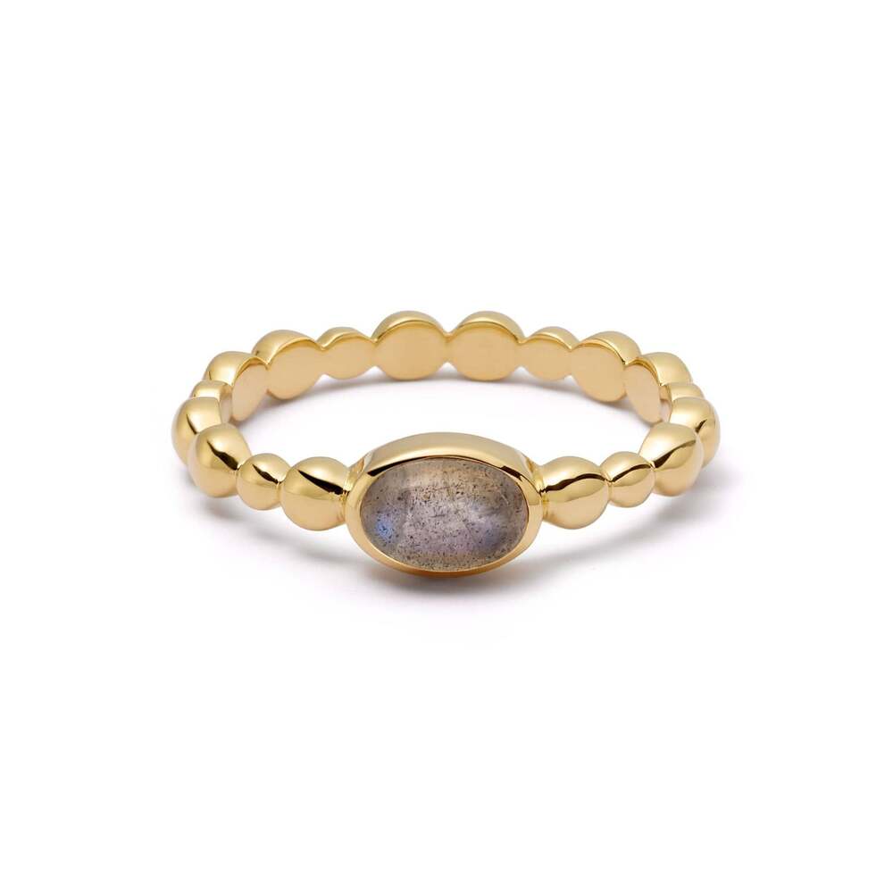 Daisy London Gold Plate Healing Stone Bobble Ring Additional Image - 7