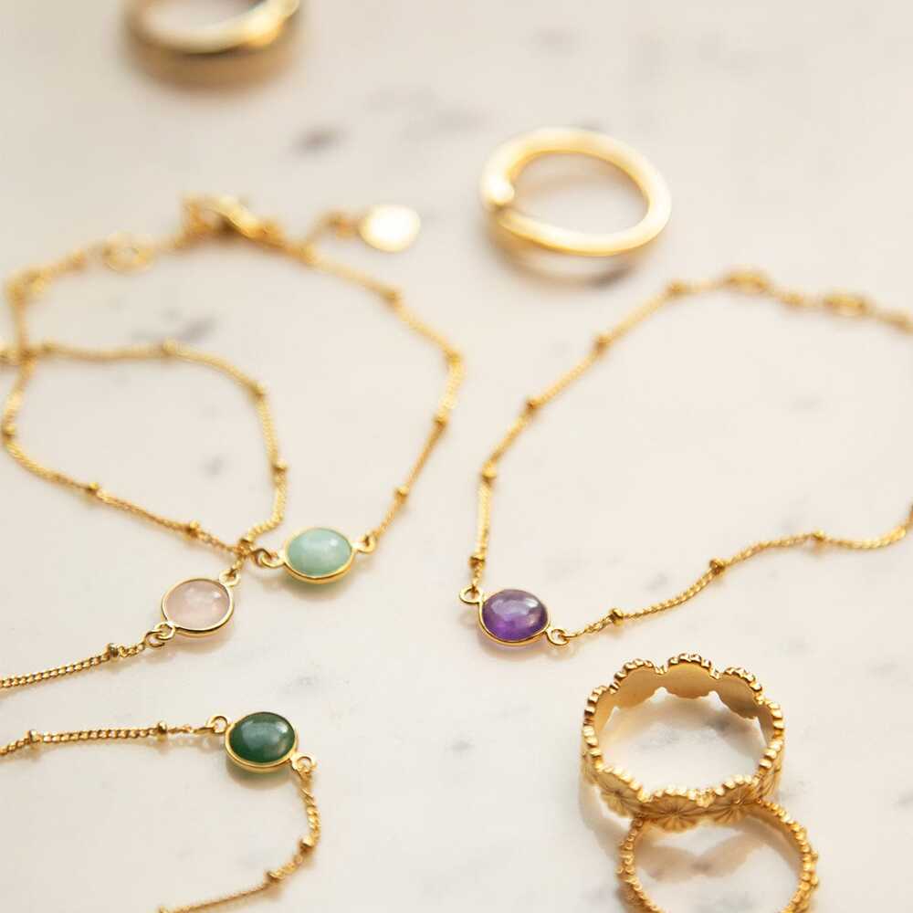 Daisy London Gold Plate Healing Stone Bracelet Additional Image - 25