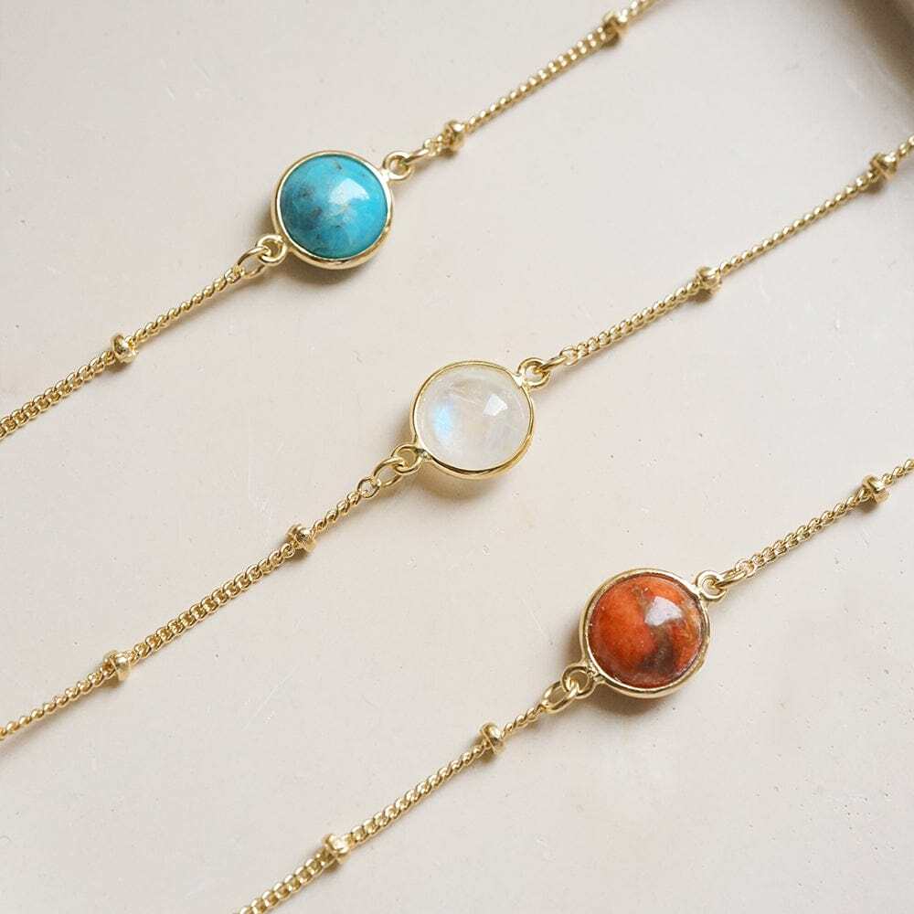 Daisy London Gold Plate Healing Stone Bracelet Additional Image - 4