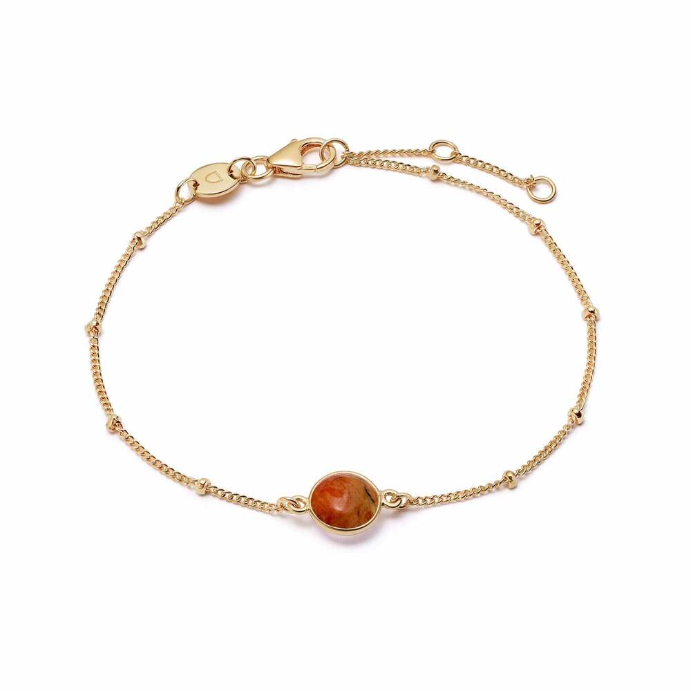 Daisy London Gold Plate Healing Stone Bracelet Additional Image - 1