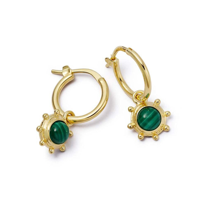 Daisy London Gold Plate Healing Stone Charm Earrings Additional Image - 23