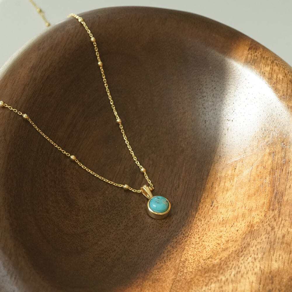 Daisy London Gold Plate Healing Stone Necklace Additional Image - 6