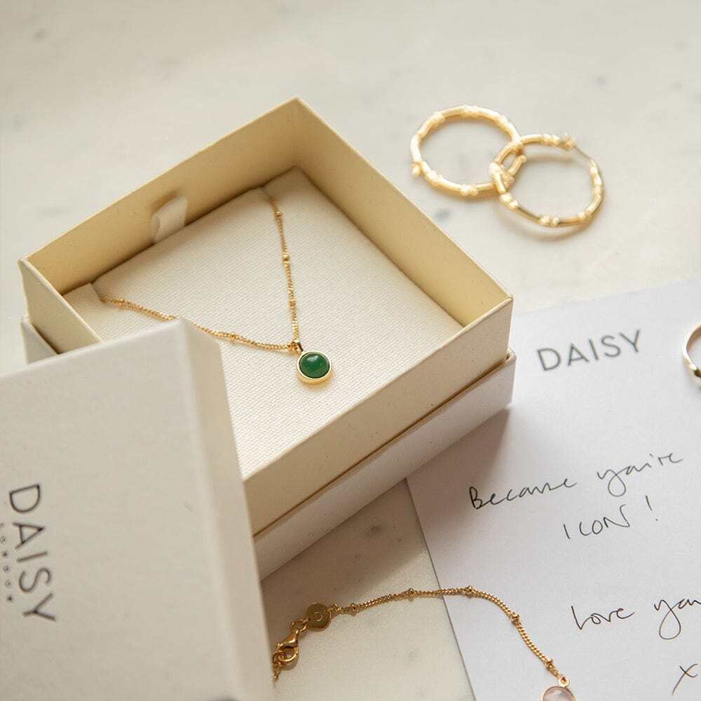 Daisy London Gold Plate Healing Stone Necklace Additional Image - 4