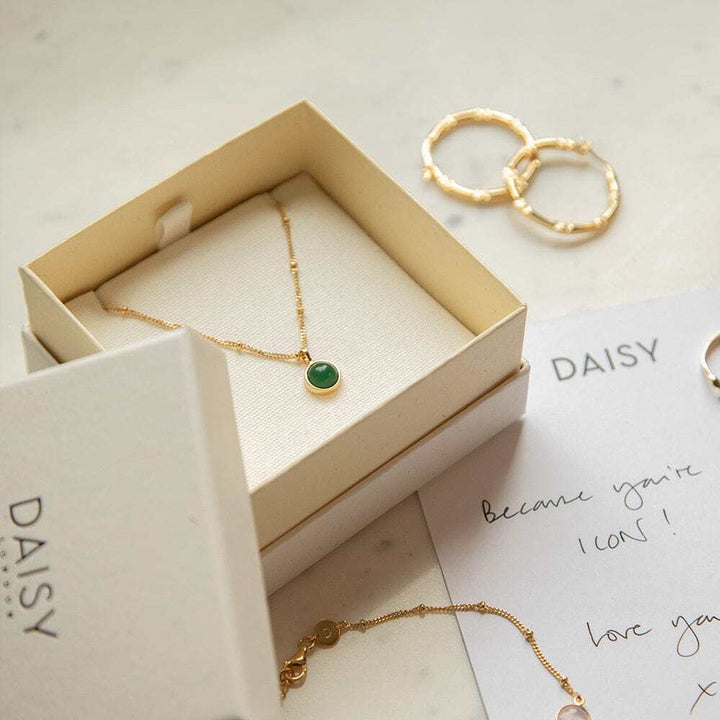 Daisy London Gold Plate Healing Stone Necklace Additional Image - 4
