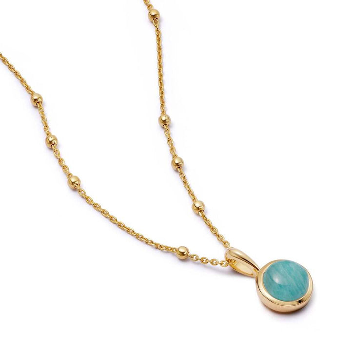 Daisy London Gold Plate Healing Stone Necklace Additional Image - 1