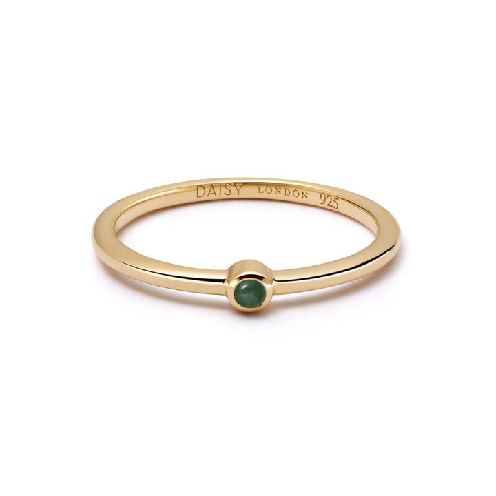 Daisy London Gold Plate Healing Stone Ring Additional Image - 6