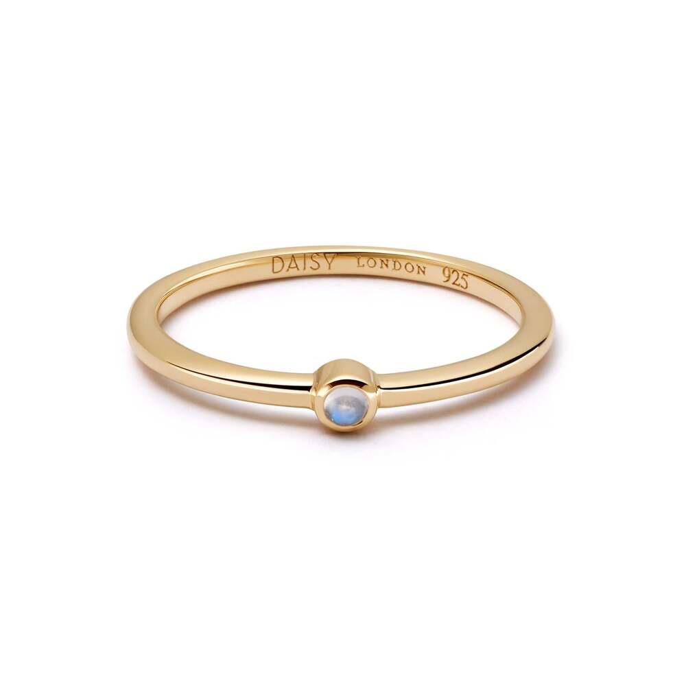Daisy London Gold Plate Healing Stone Ring Additional Image - 9