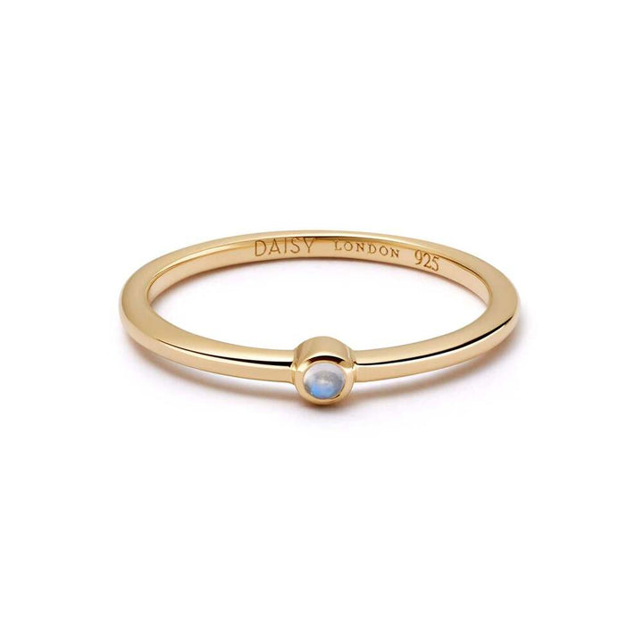 Daisy London Gold Plate Healing Stone Ring Additional Image - 9