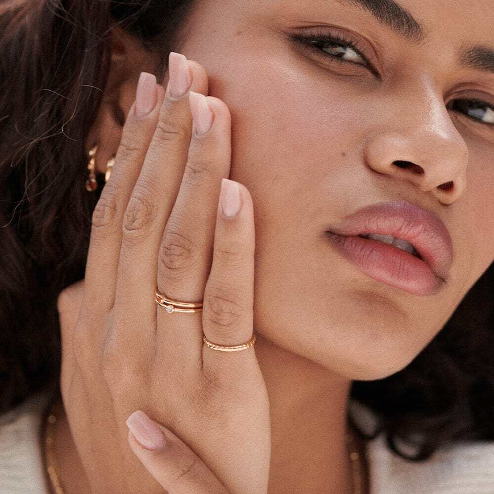 Daisy London Gold Plate Healing Stone Ring Additional Image - 12