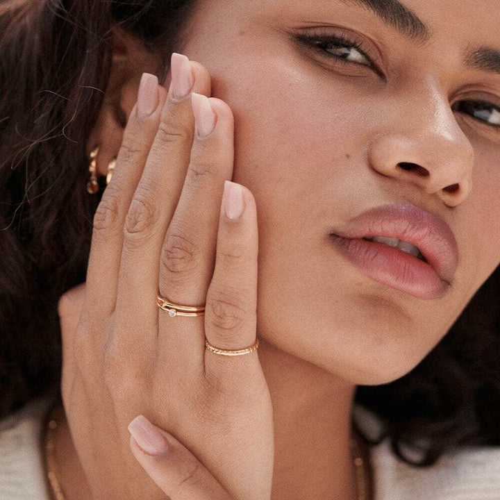 Daisy London Gold Plate Healing Stone Ring Additional Image - 12