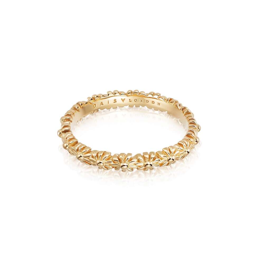 Daisy London Gold Plate Iota Ring