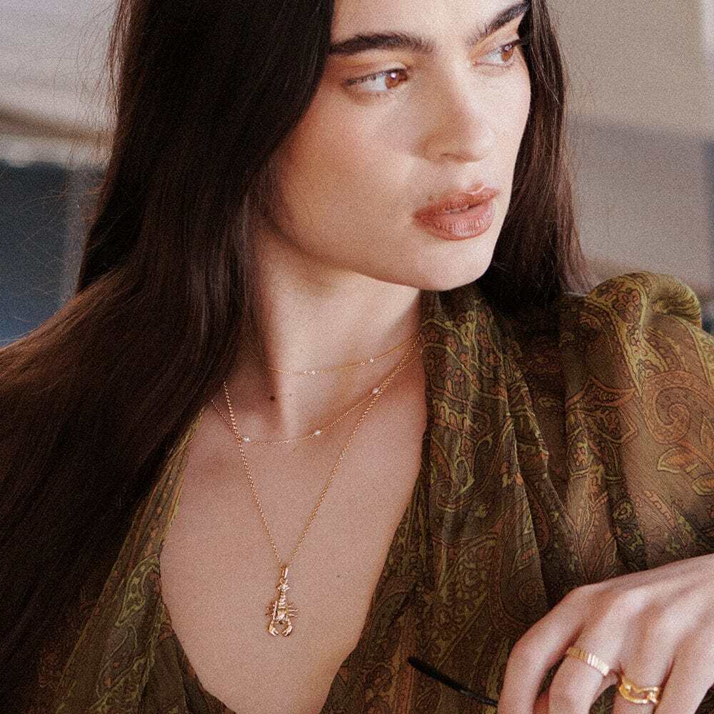 Daisy London Gold Plate Lobster Chain Necklace Additional Image - 3