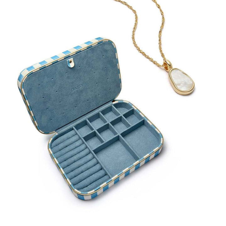 Daisy London Gold Plate "Made For Her" Mother Of Pearl &amp; Jewellery Box Set