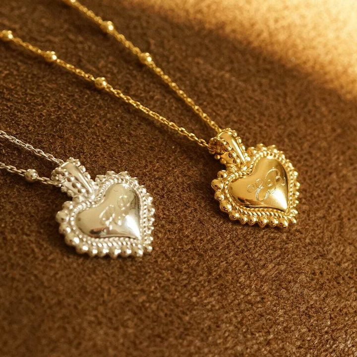 Daisy London Gold Plate Mini Engravable Bobble Heart Necklace Additional Image - 4