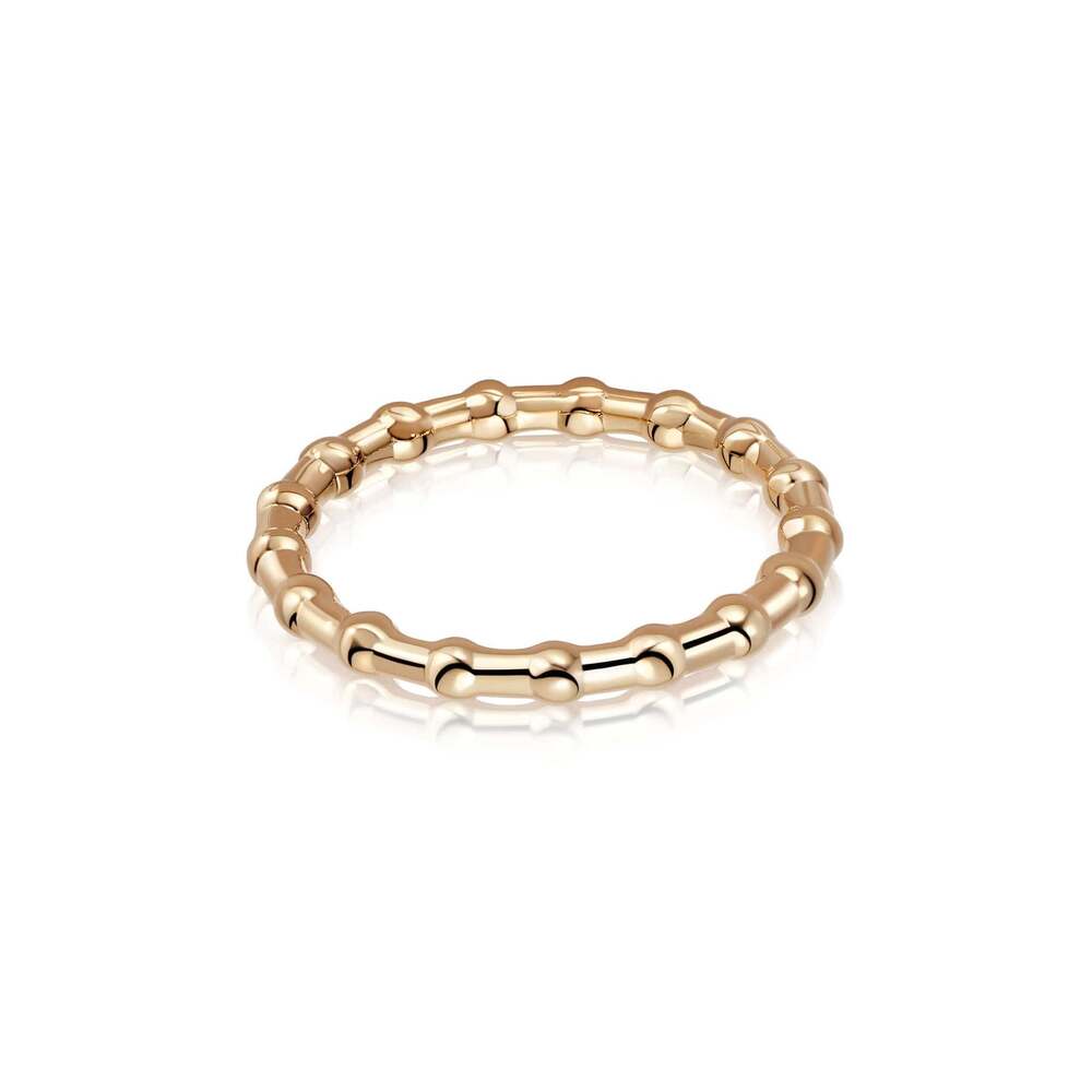 Daisy London Gold Plate Modern Bobble Stacking Ring