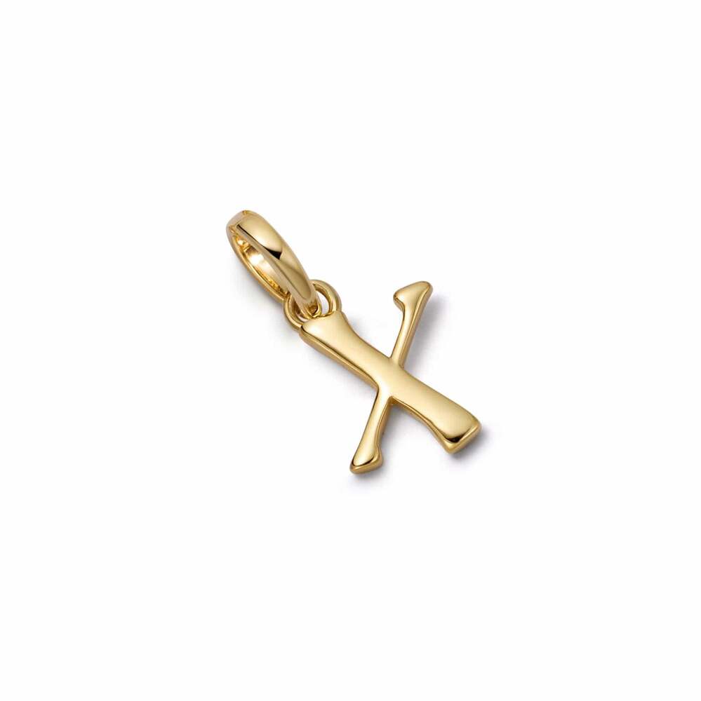 Daisy London Gold Plate Personalised Initial Charm Pendant Additional Image - 80