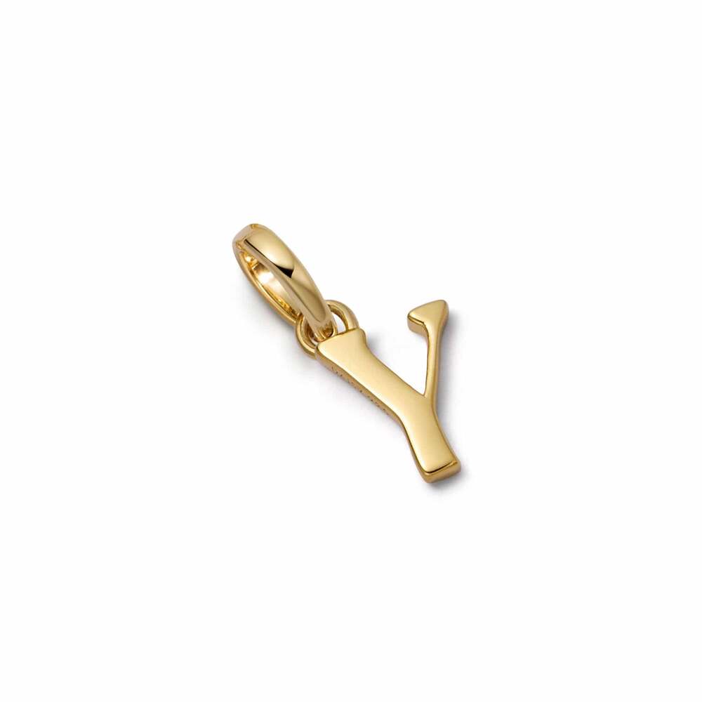 Daisy London Gold Plate Personalised Initial Charm Pendant Additional Image - 83