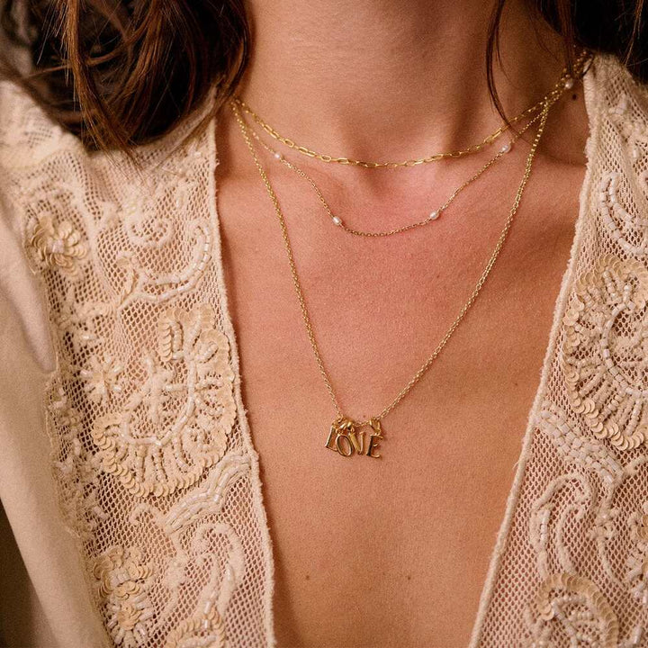 Daisy London Gold Plate Personalised Initial Charm Pendant Additional Image - 25