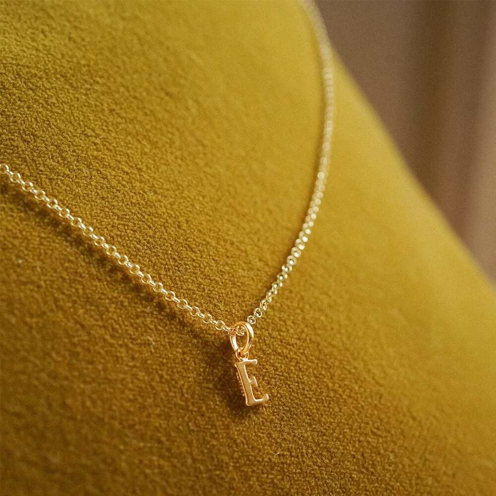 Daisy London Gold Plate Personalised Initial Charm Pendant Additional Image - 27