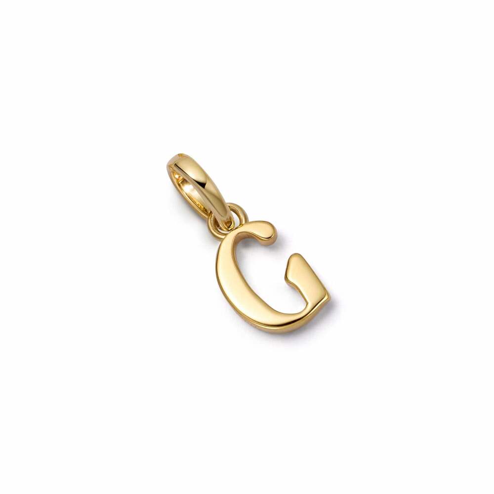 Daisy London Gold Plate Personalised Initial Charm Pendant Additional Image - 32