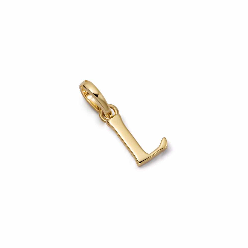 Daisy London Gold Plate Personalised Initial Charm Pendant Additional Image - 49