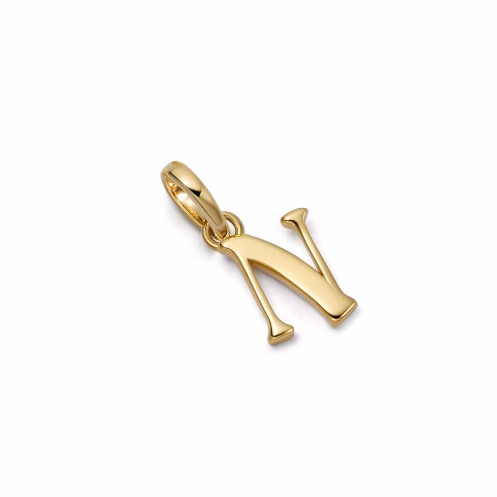 Daisy London Gold Plate Personalised Initial Charm Pendant Additional Image - 58