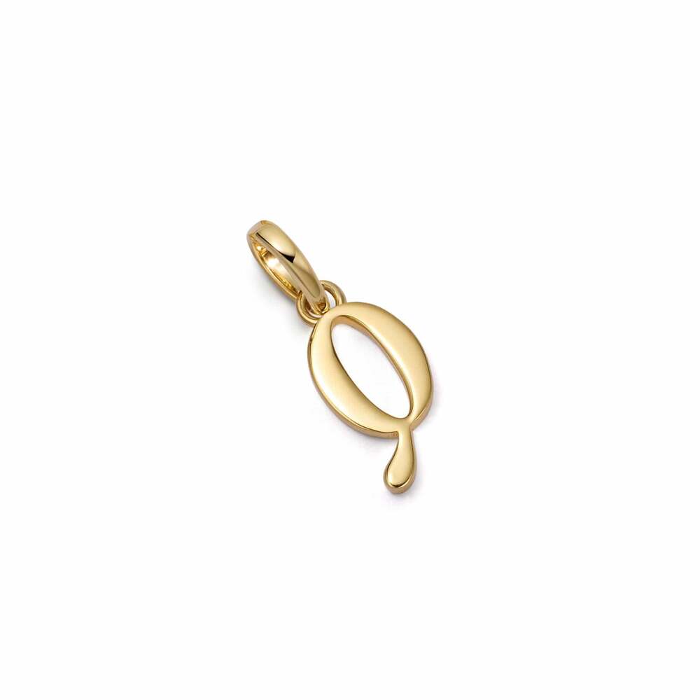 Daisy London Gold Plate Personalised Initial Charm Pendant Additional Image - 65