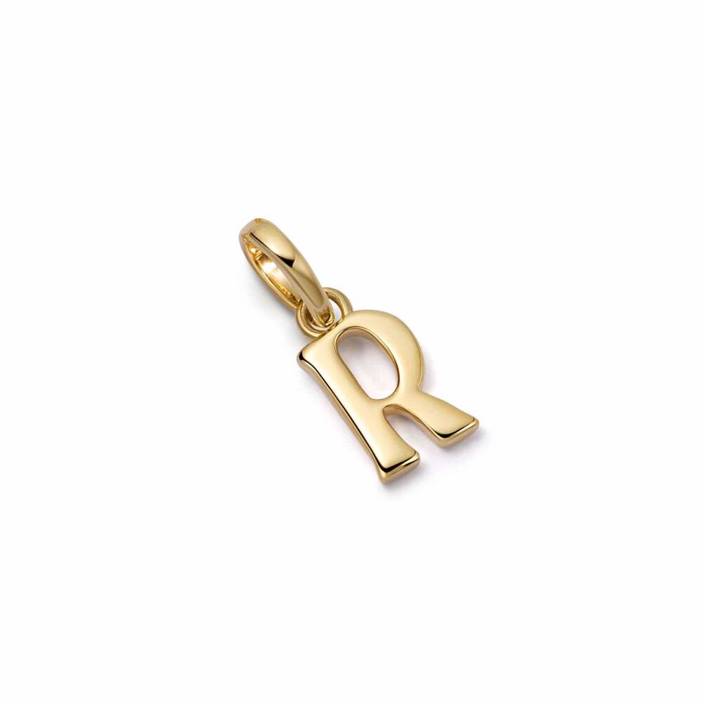 Daisy London Gold Plate Personalised Initial Charm Pendant Additional Image - 68