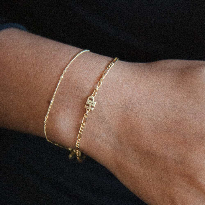 Daisy London Gold Plate Personalised Name Bracelet Additional Image - 1