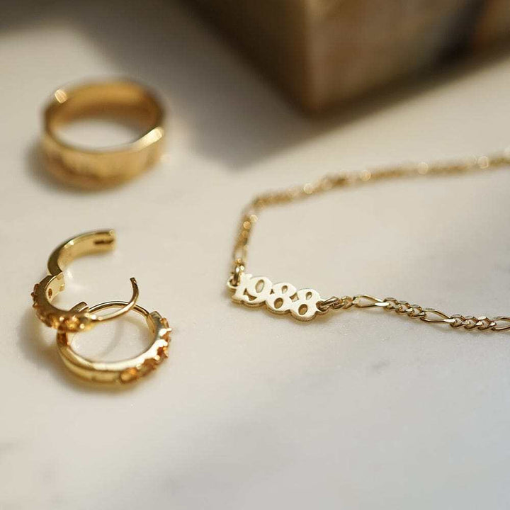 Daisy London Gold Plate Personalised Year Bracelet Additional Image - 2