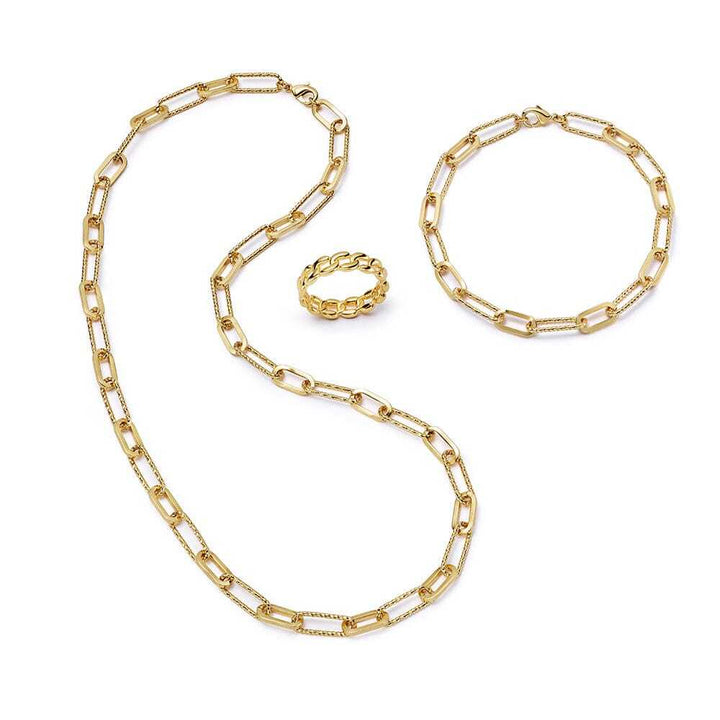 Daisy London Gold Plate Polly Chain Look