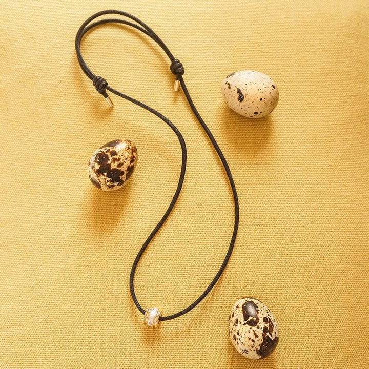 Daisy London Gold Plate Polly Crystal Bead Cord Necklace Additional Image - 2