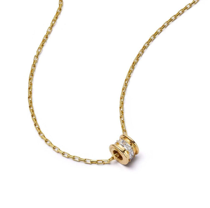 Daisy London Gold Plate Polly Crystal Bead Necklace