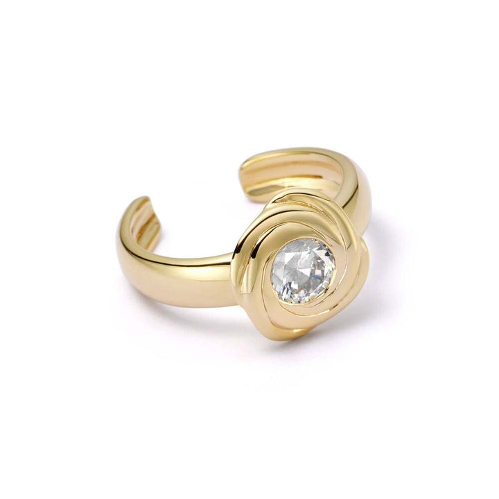 Daisy London Gold Plate Polly Crystal Knot Toe Ring